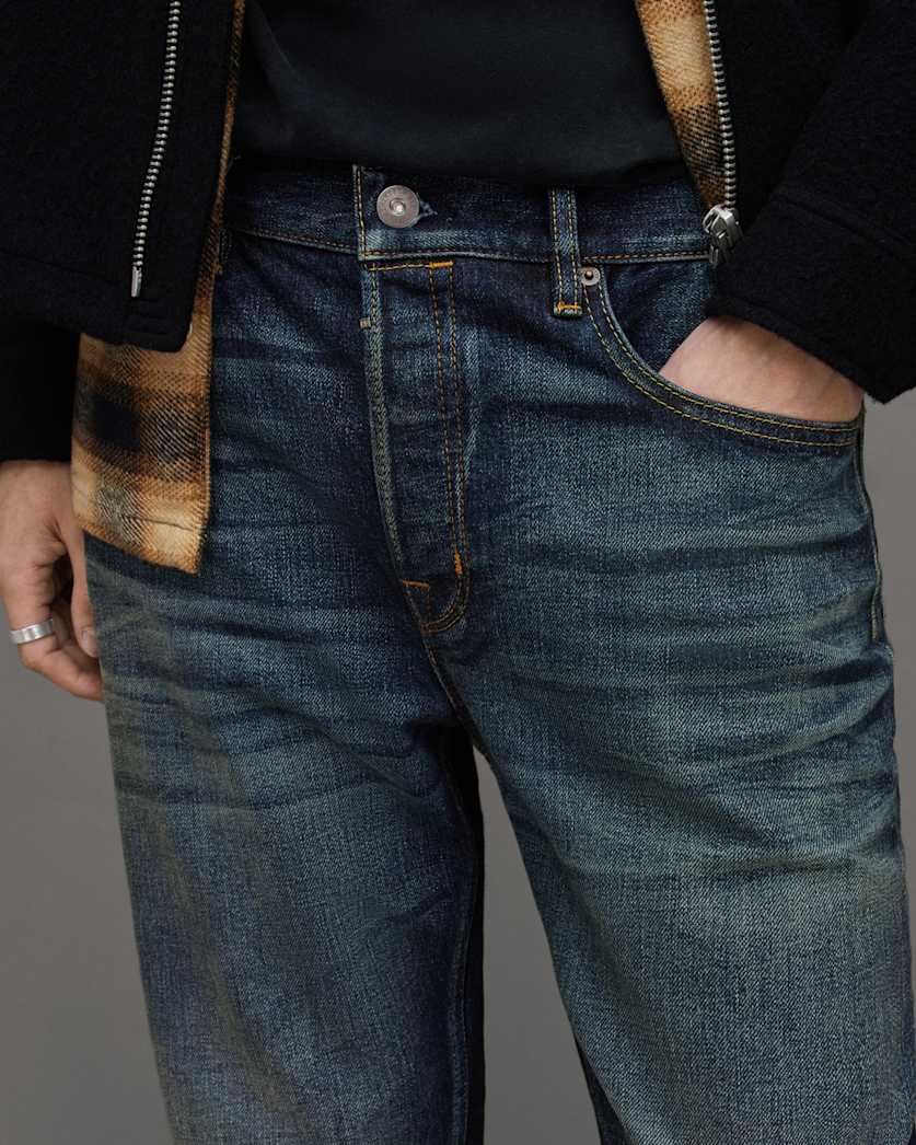 Dean Slim Fit Cropped Denim Jeans