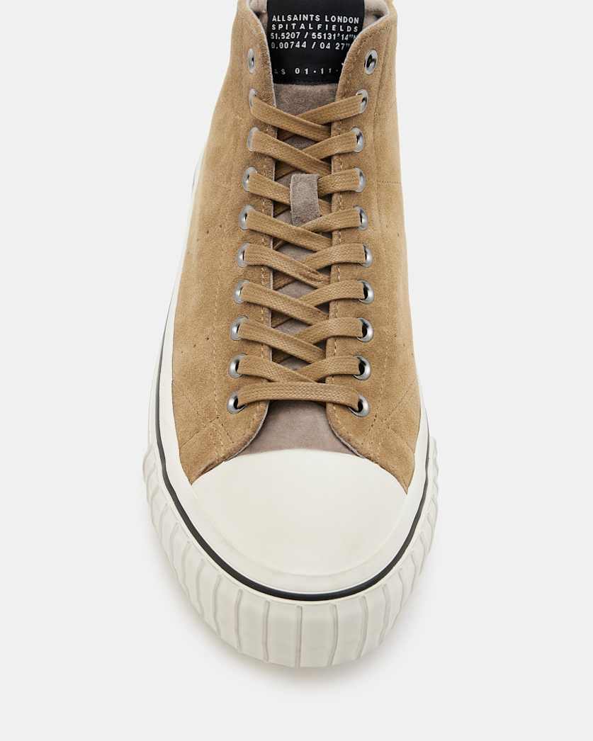 Lewis Lace Up Suede High Top Trainers