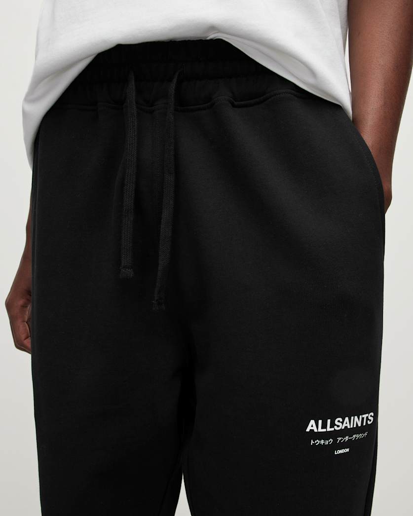 Underground Straight Cuffed Logo Sweatpants