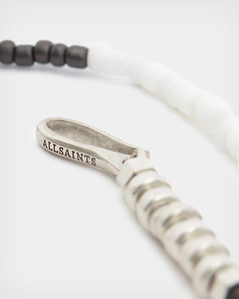 Brooks Sterling Silver Bead Necklace