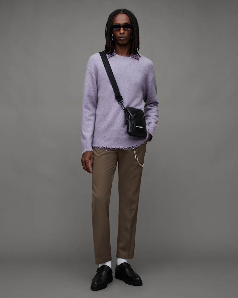 Luka Distressed Crew Neck Jumper