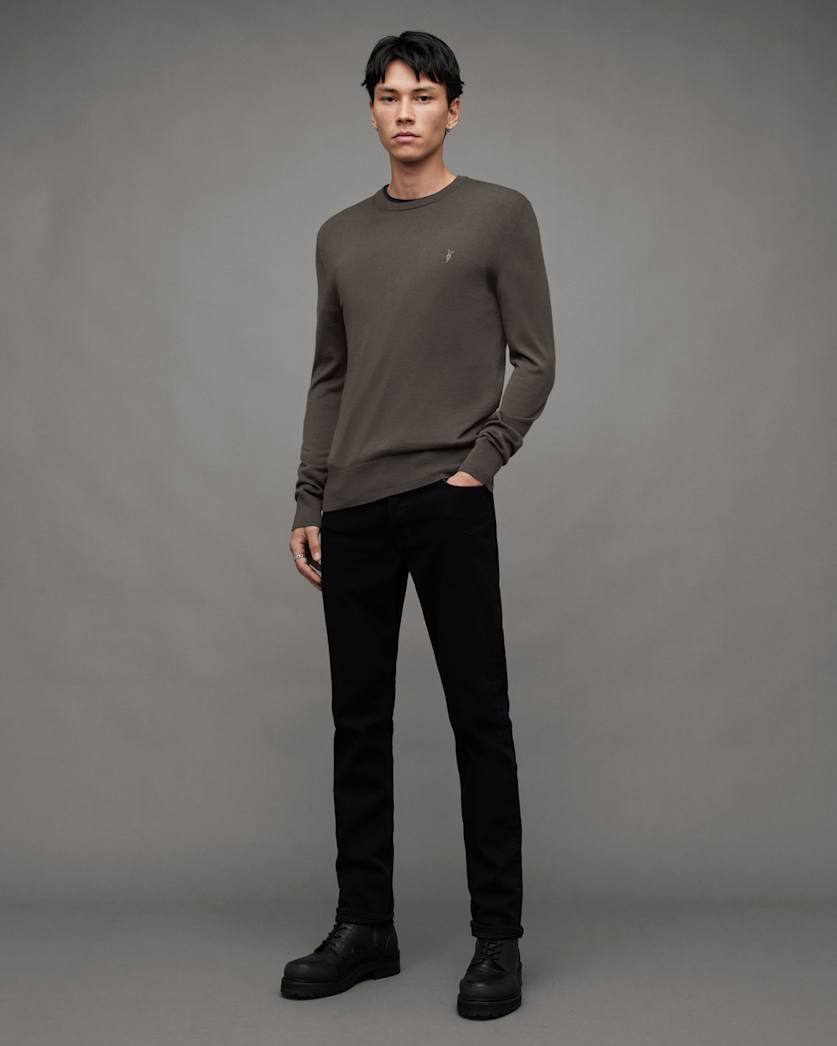 Mode Merino Crew Neck Ramskull Jumper