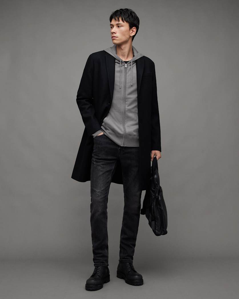 Mode Merino Zip Up Ramskull Hoodie