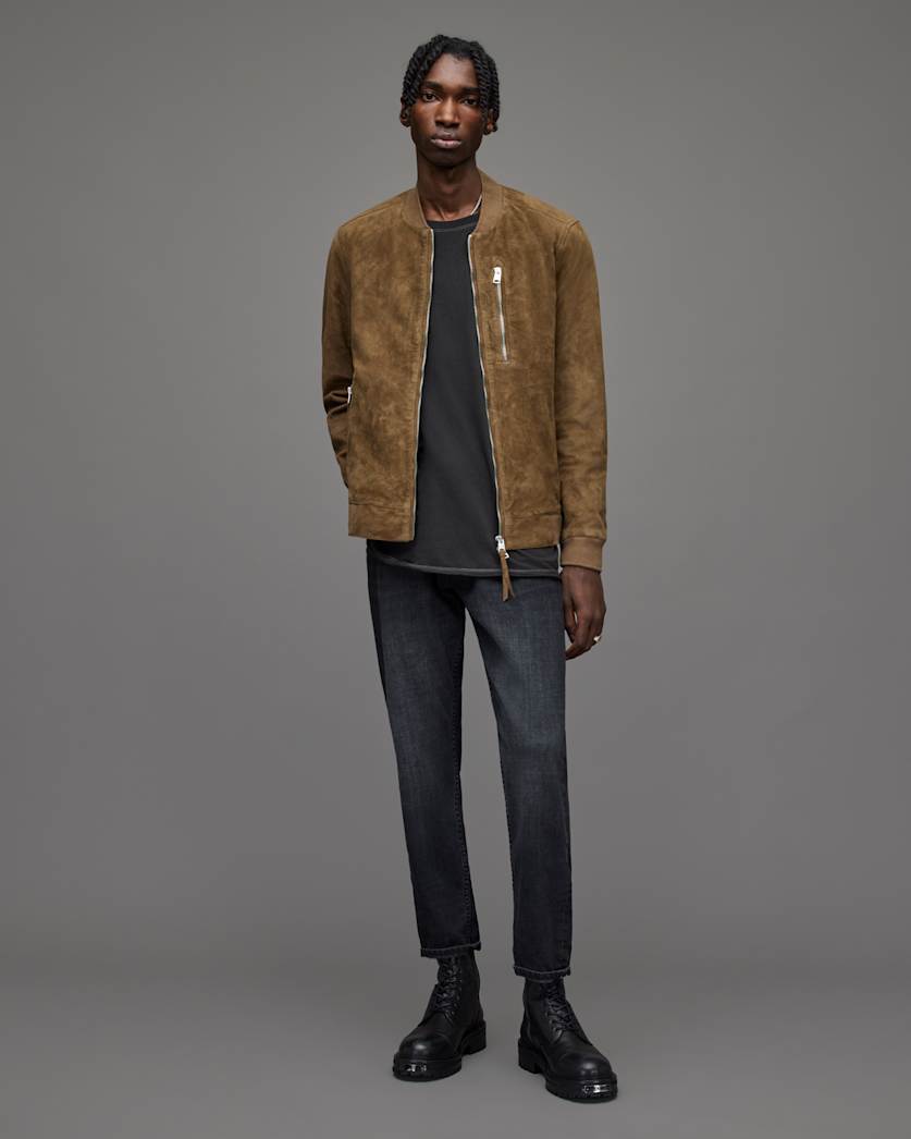 Kemble Suede Bomber Jacket