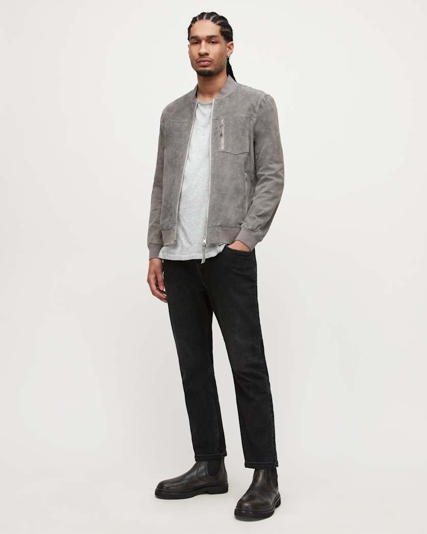 Kairo Suede Bomber Jacket