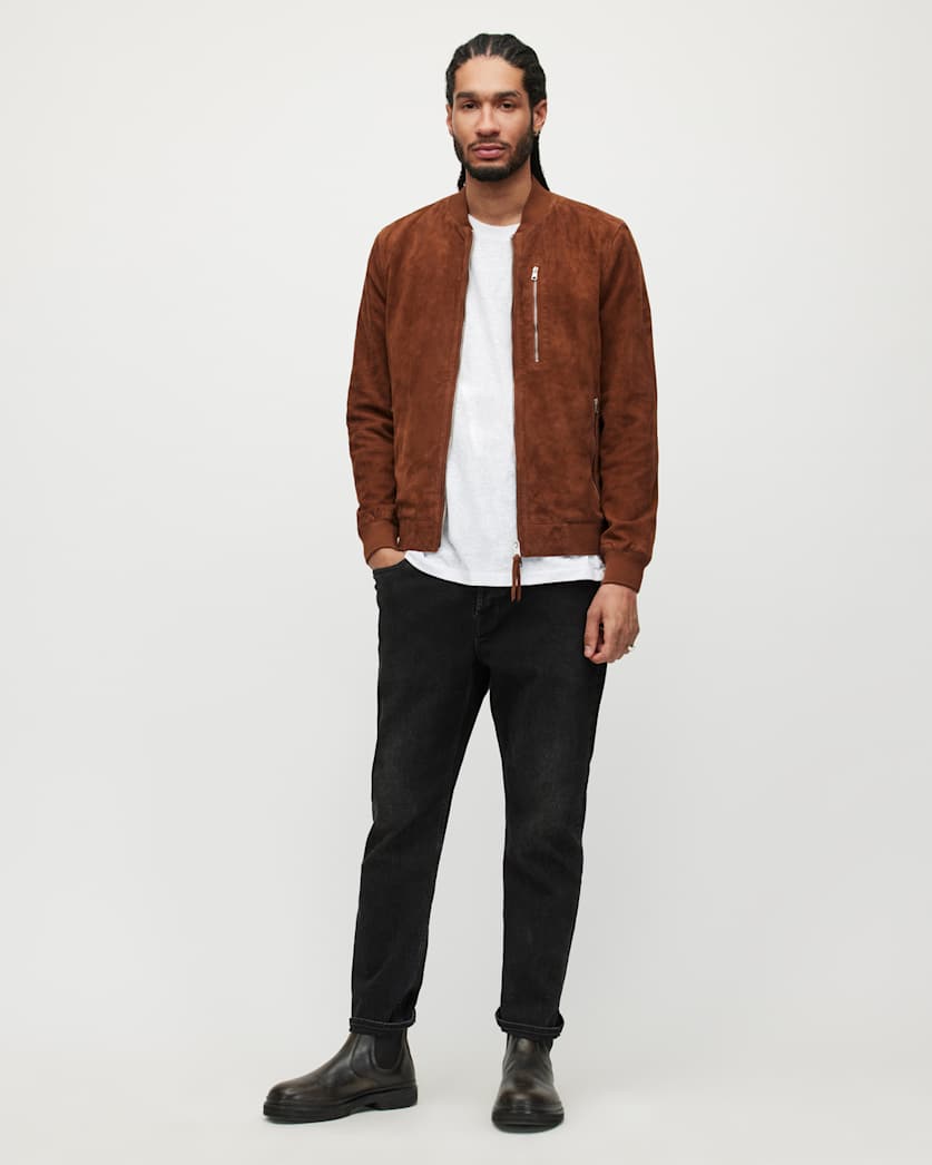 Kemble Suede Bomber Jacket