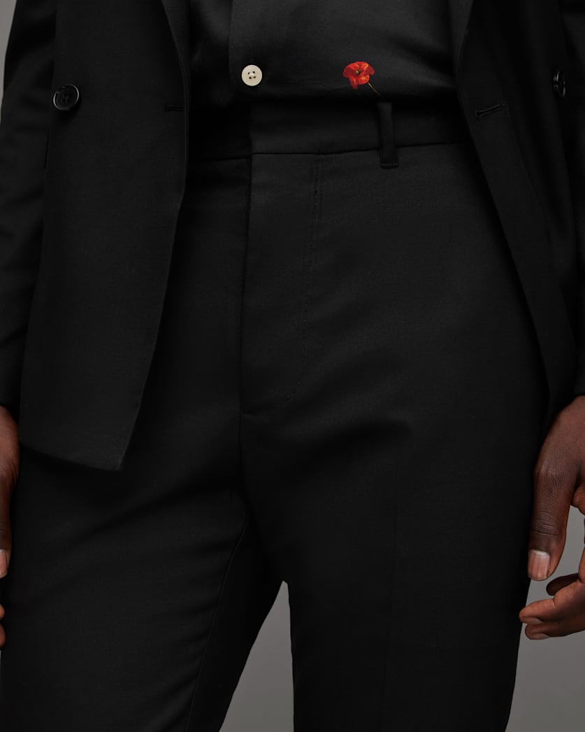 Evar Skinny Fit Tailored Trousers