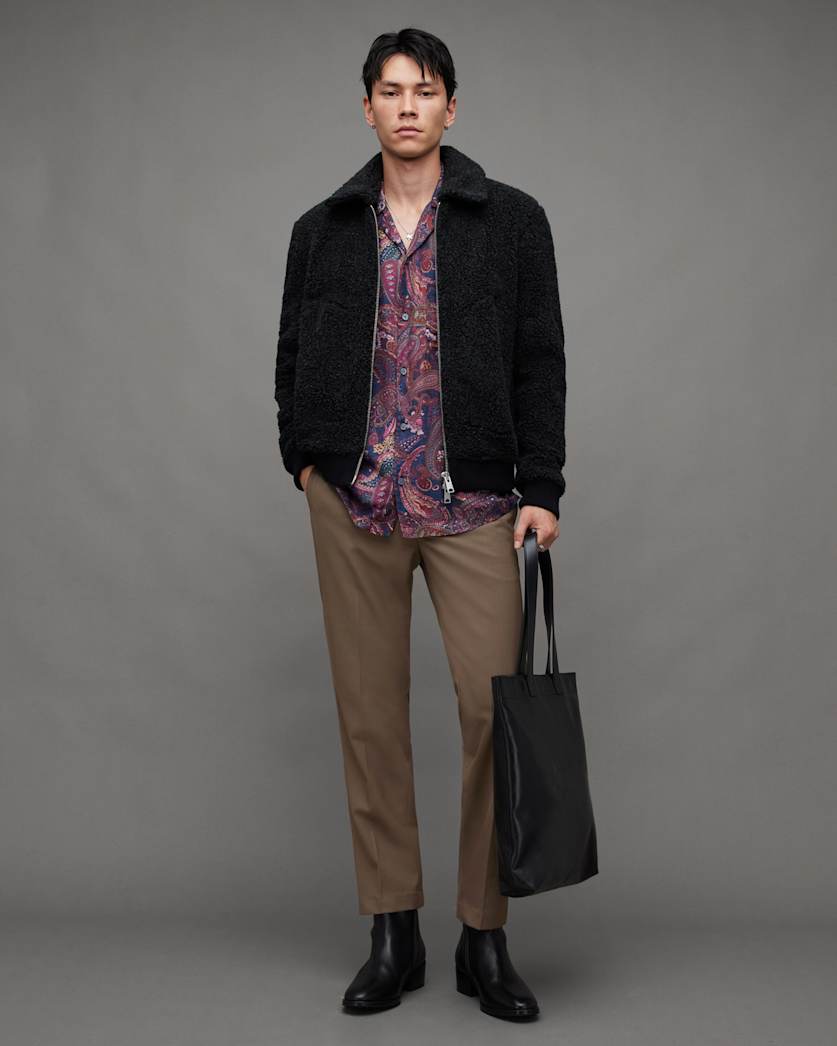 Talia Mid-Rise Straight Fit Trousers