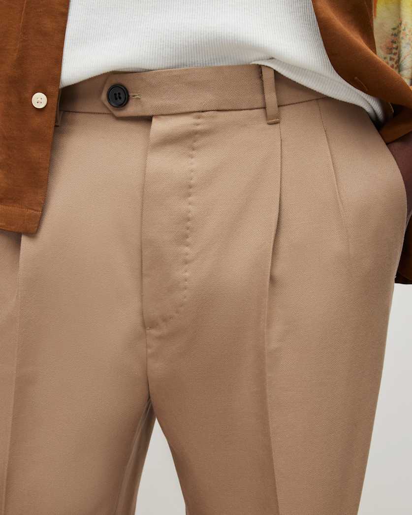 Tallis Slim Fit Cropped Trousers
