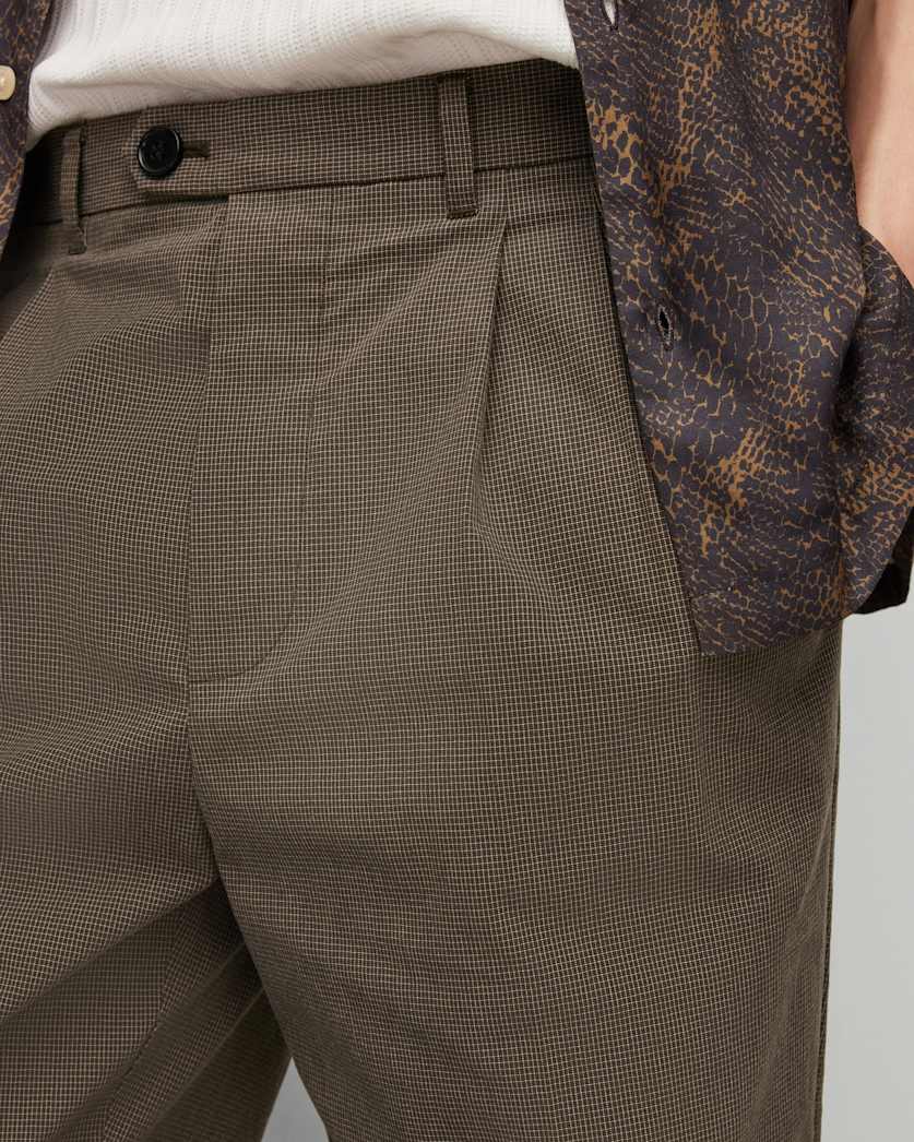 Capella Mid-Rise Cropped Taper Trousers