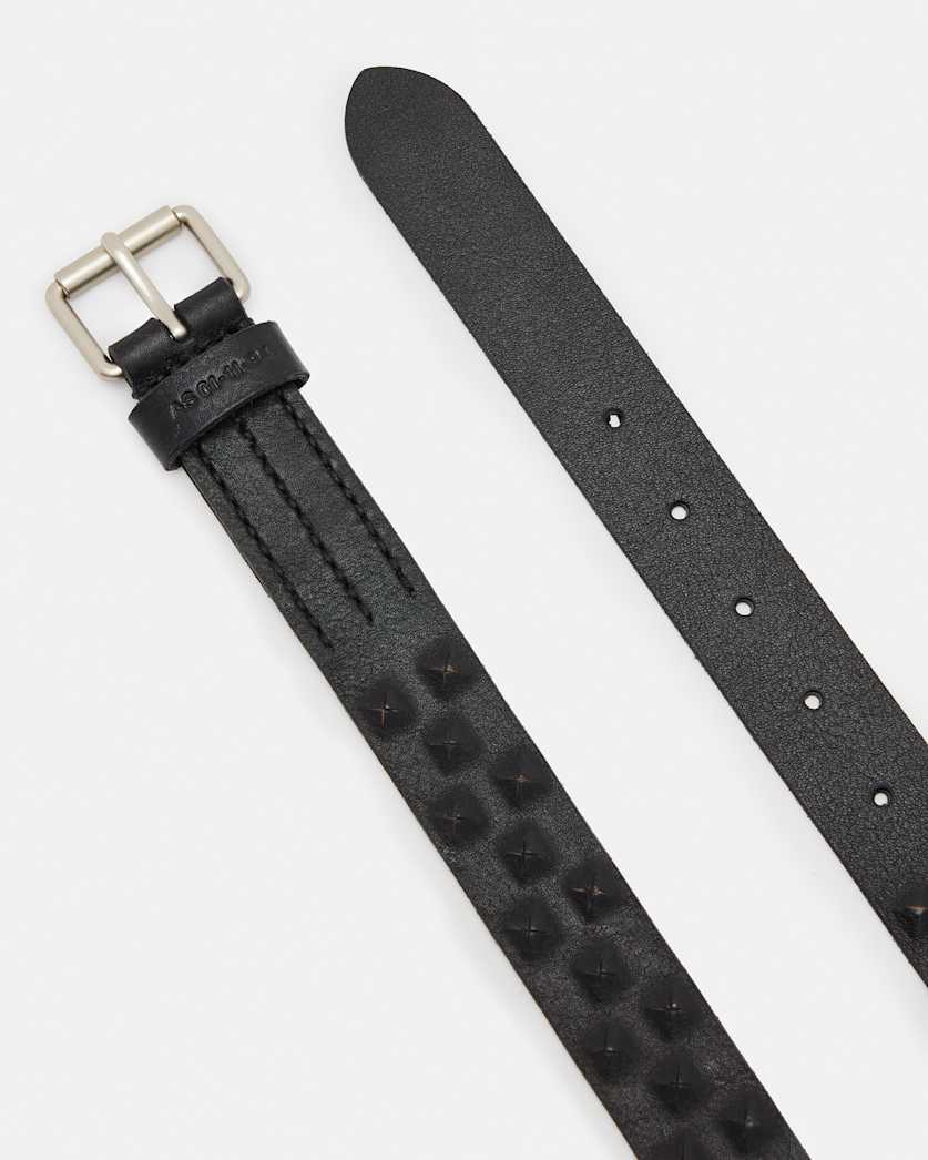 Ashby Covered Studded Leather Belt