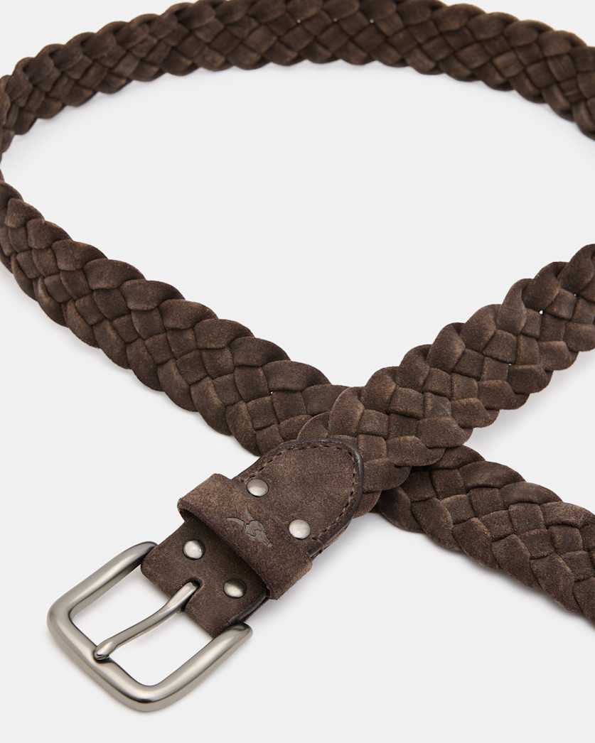 Dustin Woven Suede Belt