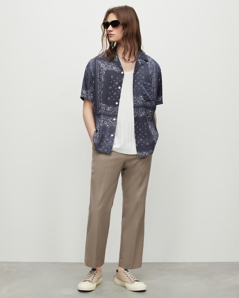 Tikal Short Sleeve Bandana Print Shirt