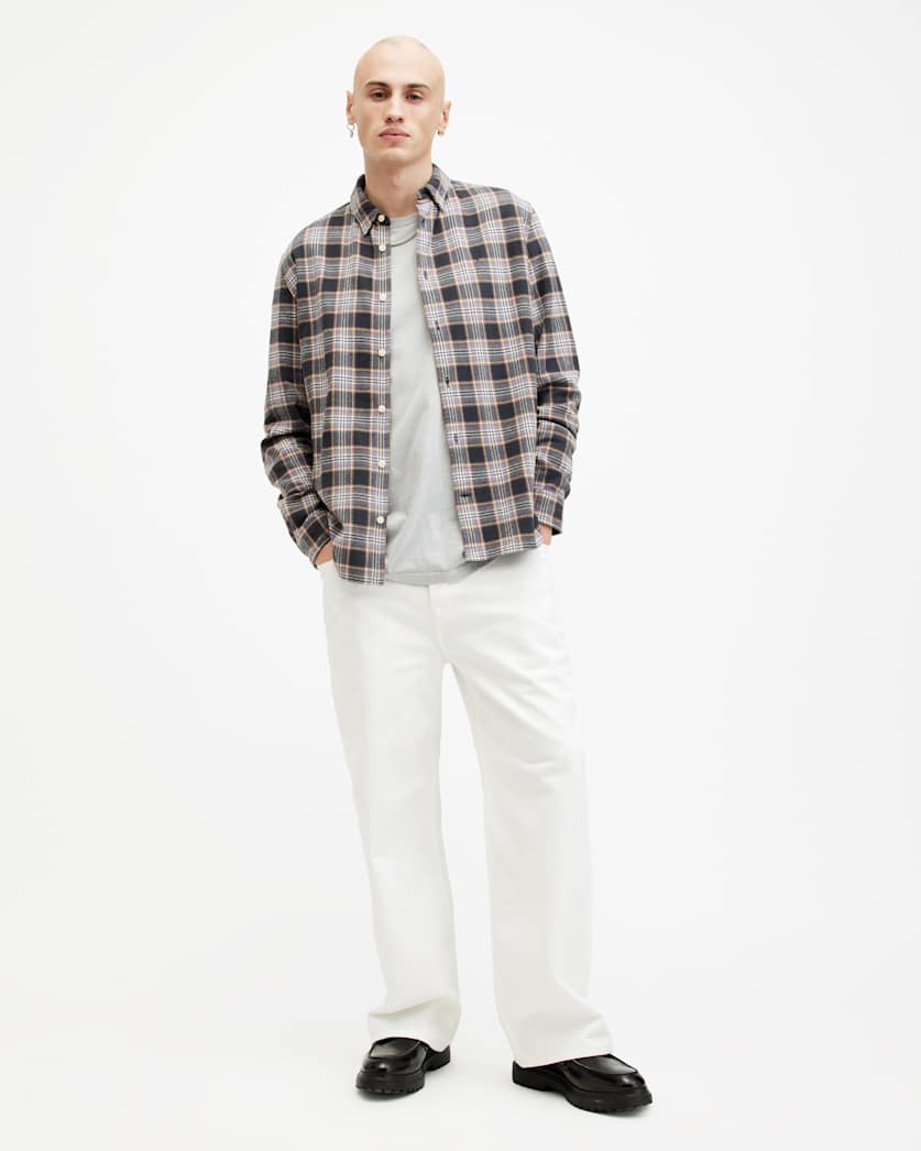 Ventana Checked Relaxed Fit Shirt