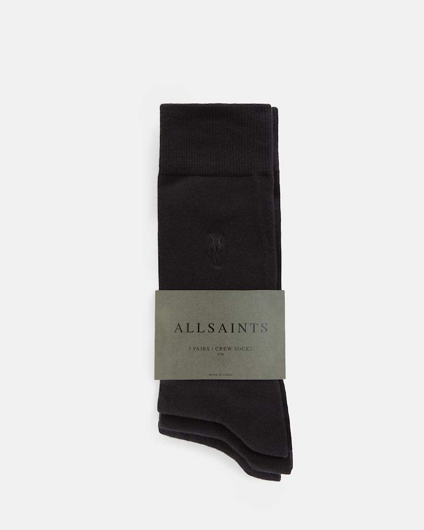 Adan Ramskull Embroidered Socks 3 Pack