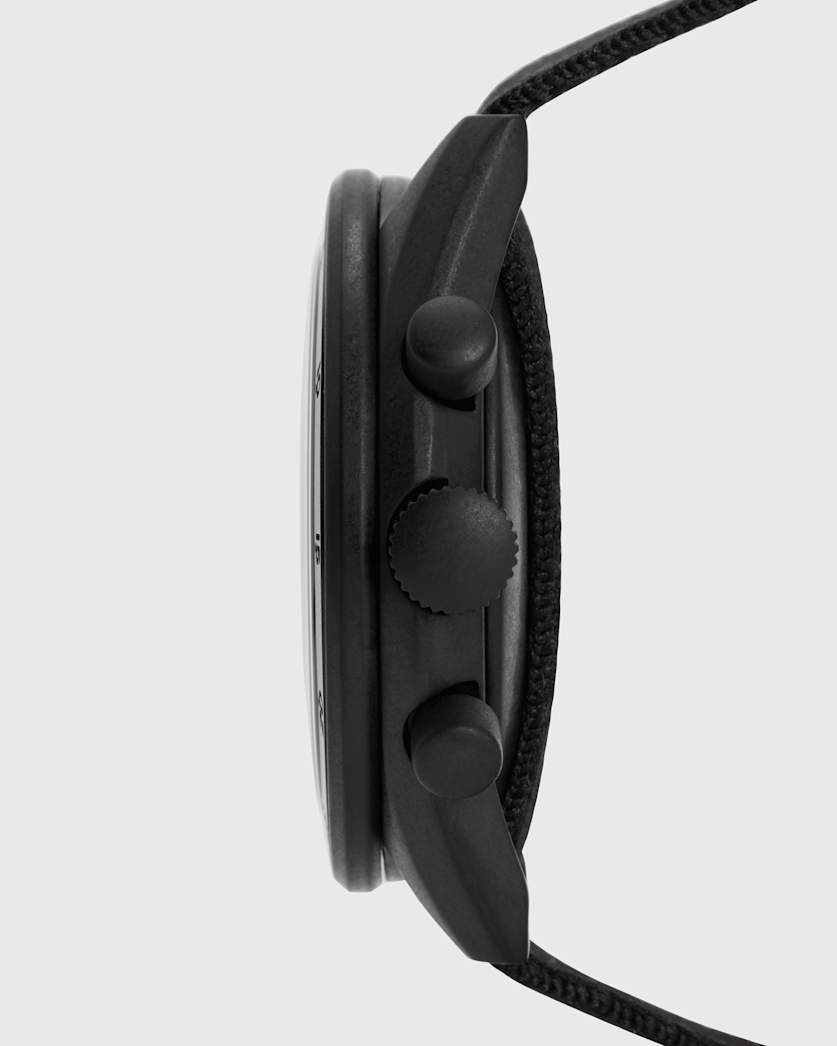 Subtitled II Stainless Steel Nylon Watch