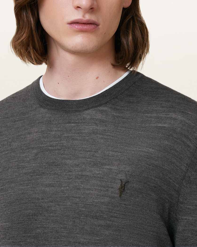 Mode Merino Crew Neck Ramskull Jumper