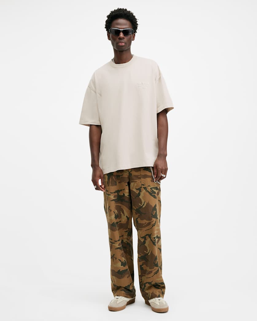 Xander Flocked Logo Oversized T-Shirt