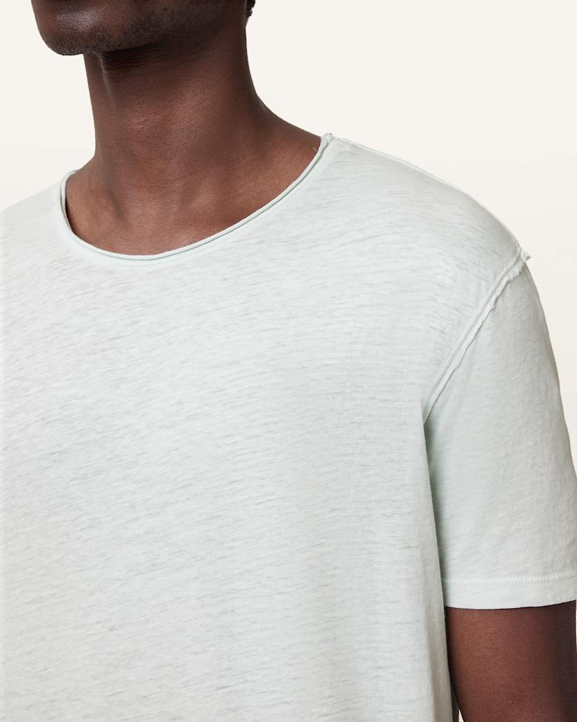 Figure Crew Neck Raw Edge T-Shirt