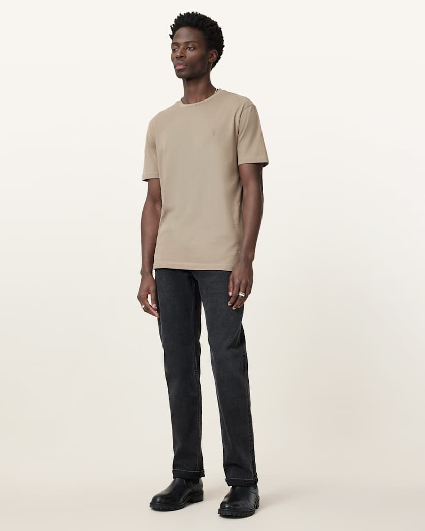 Brace Brushed Cotton Crew Neck T-Shirt