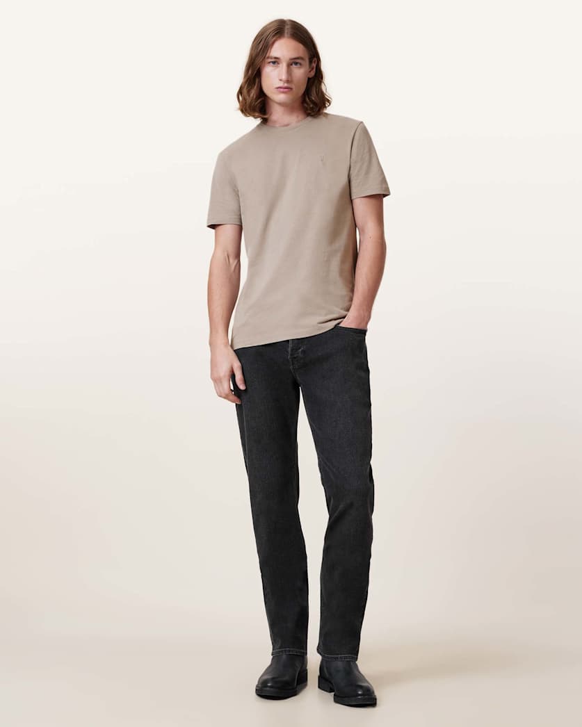 Brace Brushed Cotton Crew Neck T-Shirt