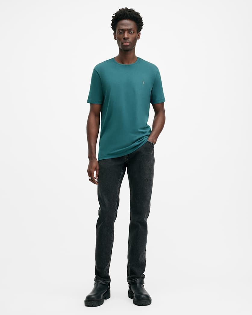 Brace Brushed Cotton Crew Neck T-Shirt