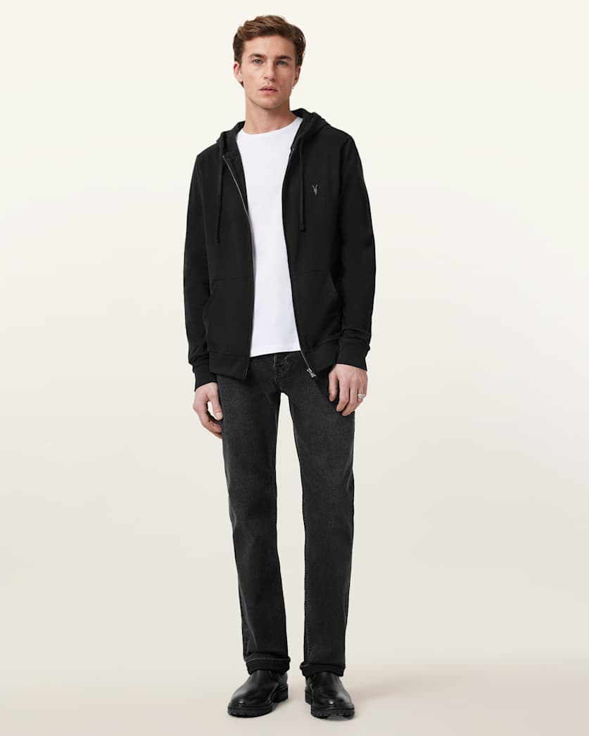 Brace Zip Up Brushed Cotton Ramskull Hoodie
