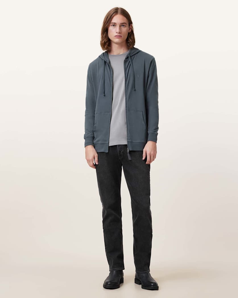 Brace Zip Up Brushed Cotton Ramskull Hoodie