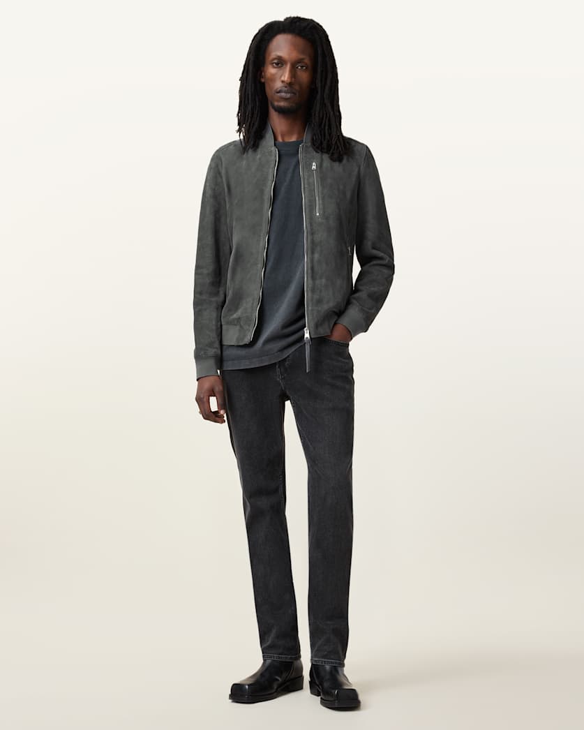 Kemble Suede Bomber Jacket