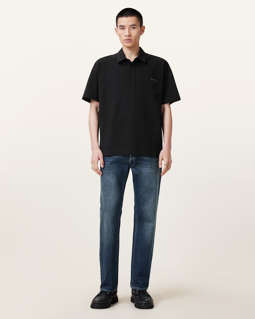 Xander Oversized Short Sleeve Polo Shirt