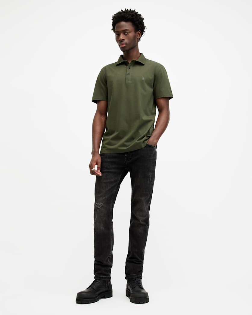 Reid Slim Fit Ramskull Polo Shirt