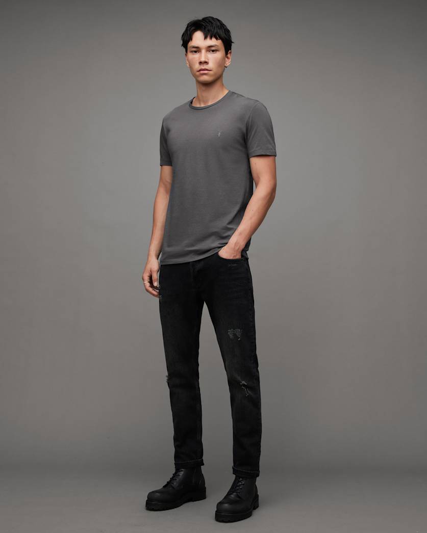 Tonic Crew Neck Slim Ramskull T-Shirt