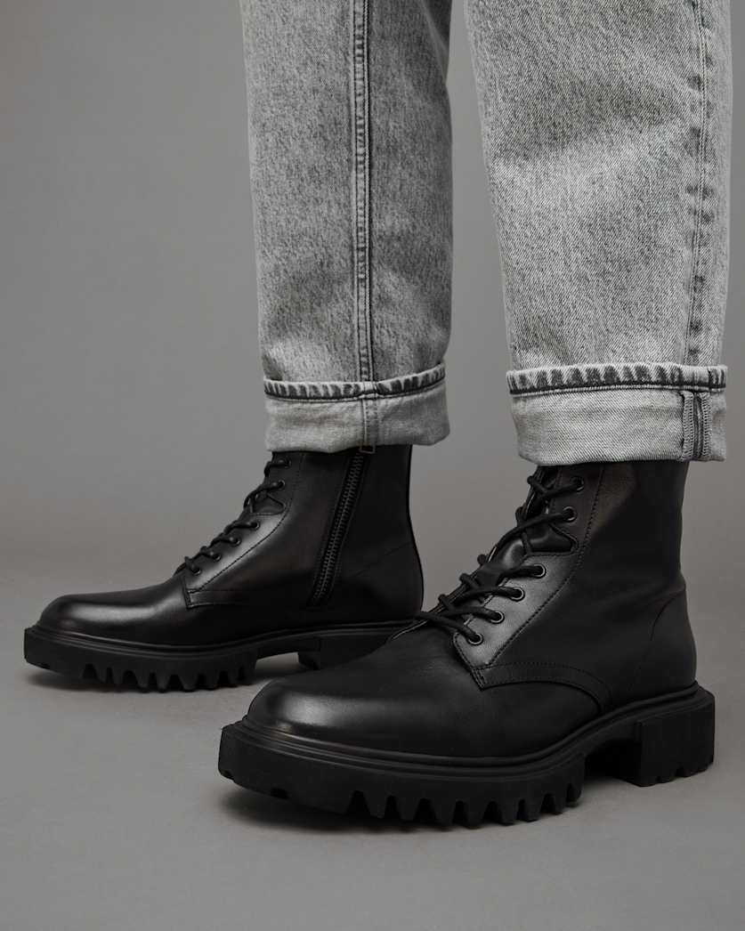 Vaughan Chunky Leather Boots