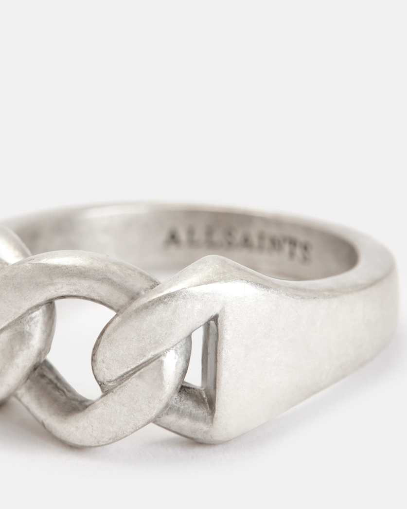 Jay Sterling Silver Curb Chain Ring