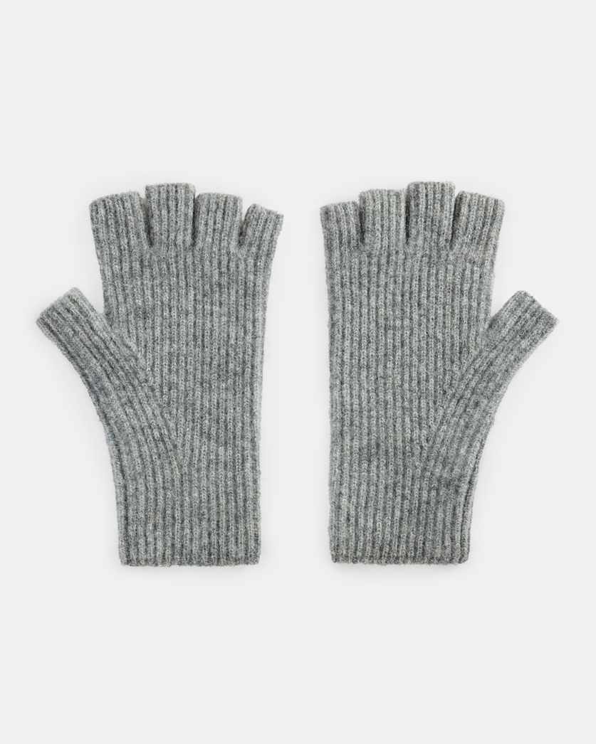 Oppose Boiled Wool Fingerless Gloves