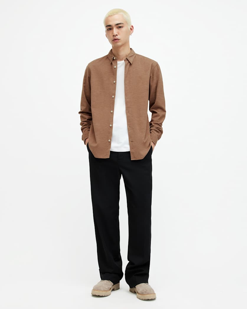 Lorella Corduroy Ramskull Slim Fit Shirt