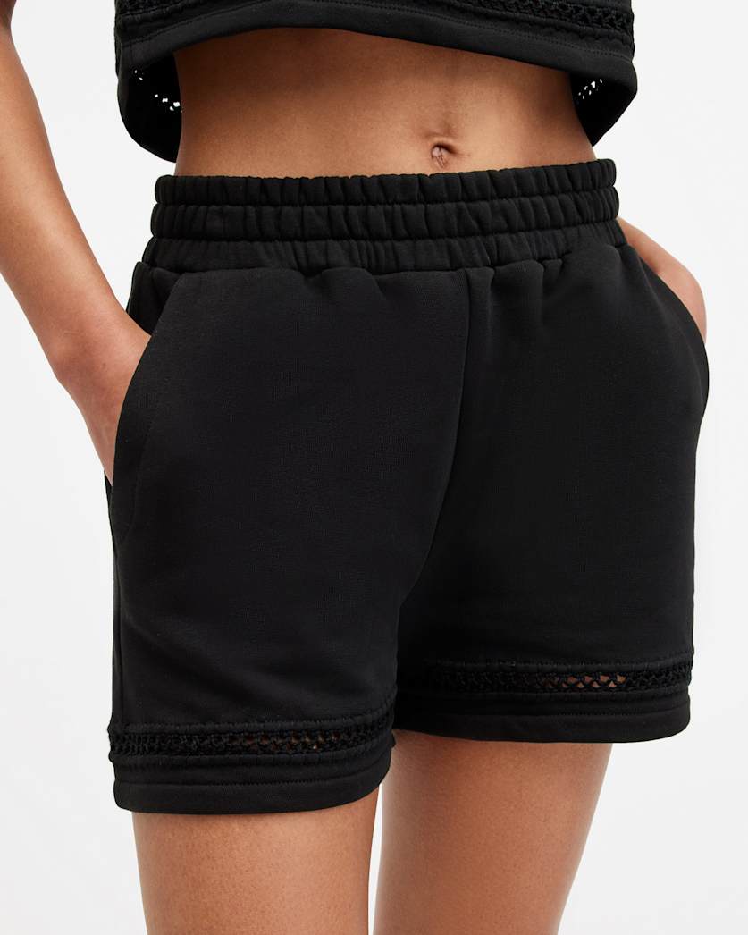 Ewelina Crochet Trim Shorts