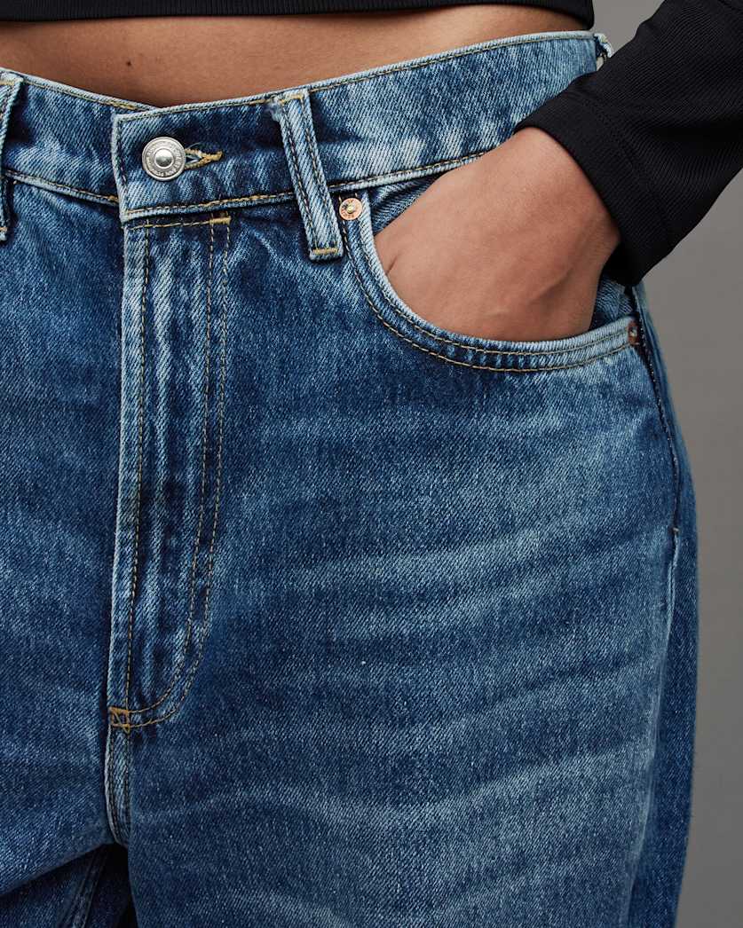 Blake Low Slung Wide Leg Denim Jeans