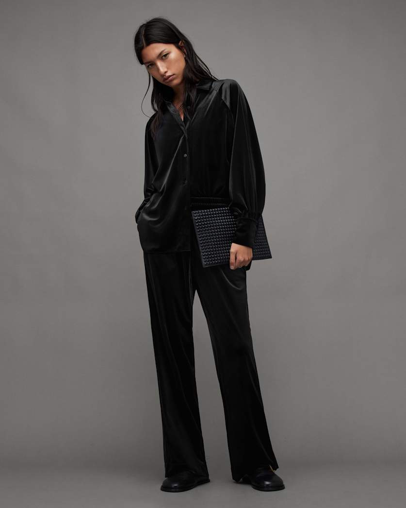Oana Recycled Velvet Shirt