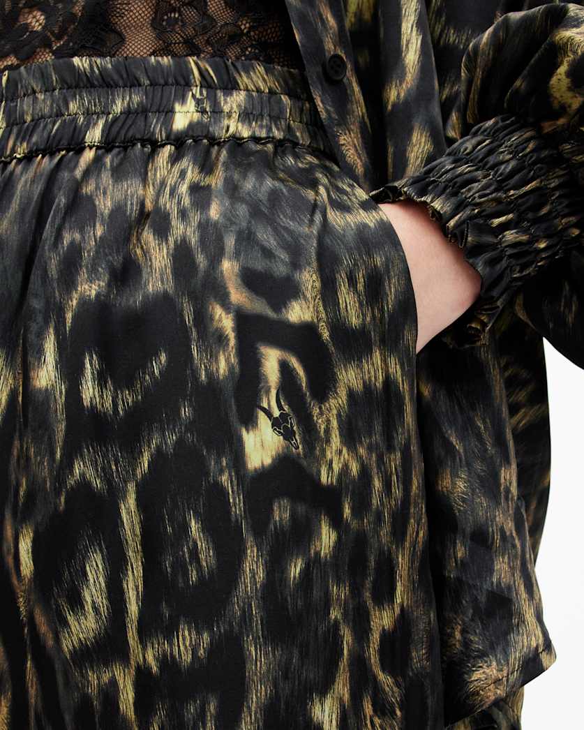 Charli Silk Blend Wide Leg Trousers