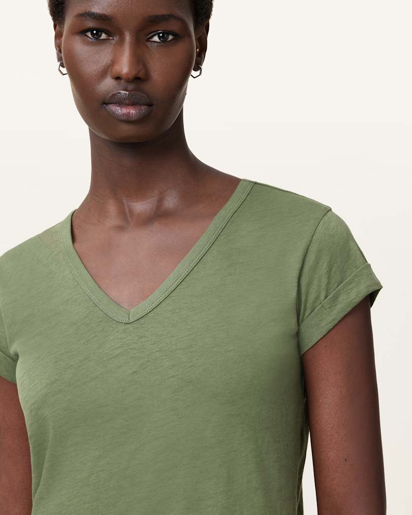 Anna V-Neck Short Sleeve T-Shirt