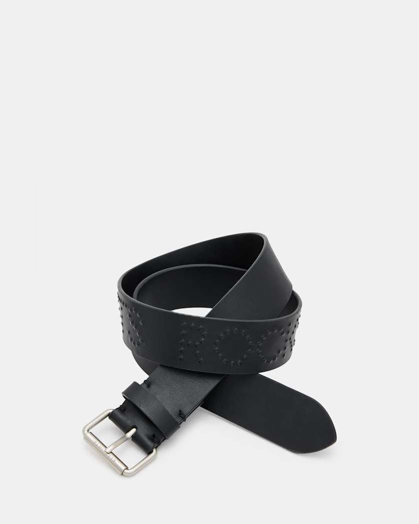 AS Rocks Studded Leather Belt