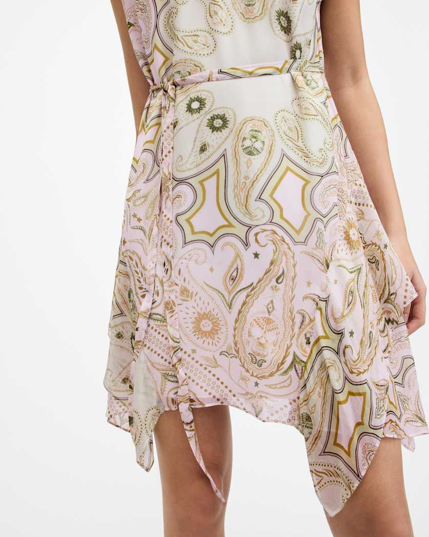 Audrina Avalon Asymmetric Mini Dress