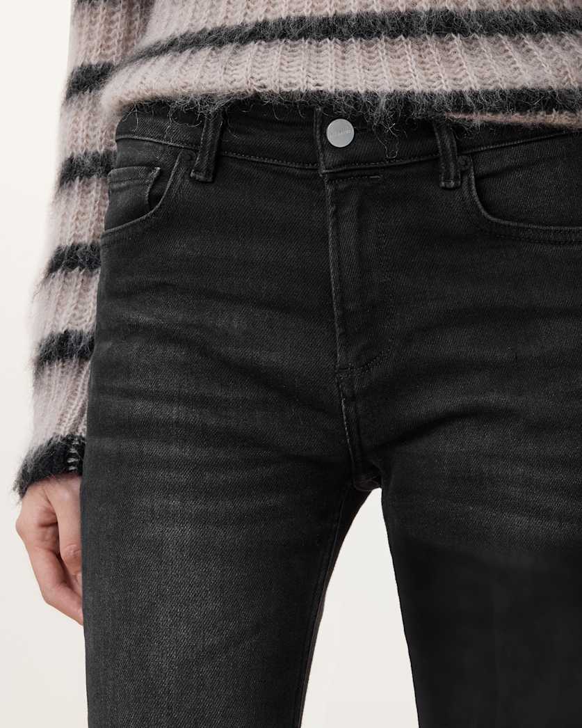 Haldan Slim Bootcut Denim Jeans