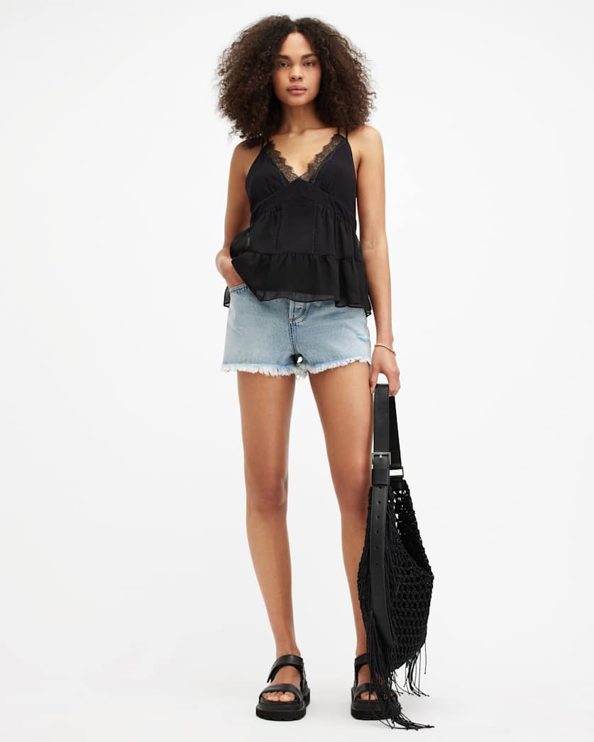 Rowen Lace Trim Cami Top