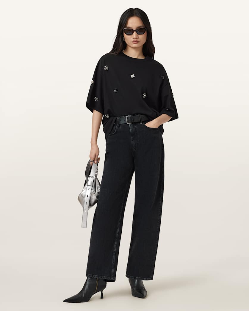 Amelie Embellished Oversized T-shirt