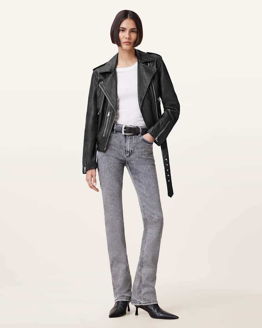 Balfern Leather Biker Jacket