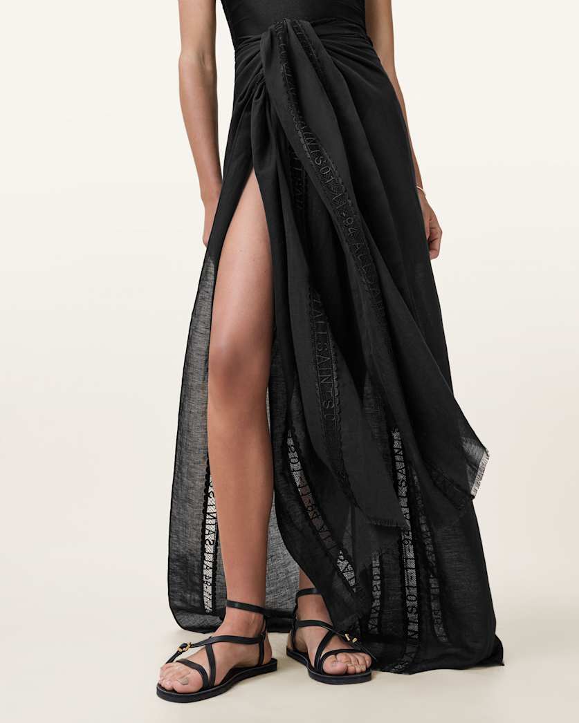 Anthea Lace Trimmed Ruana