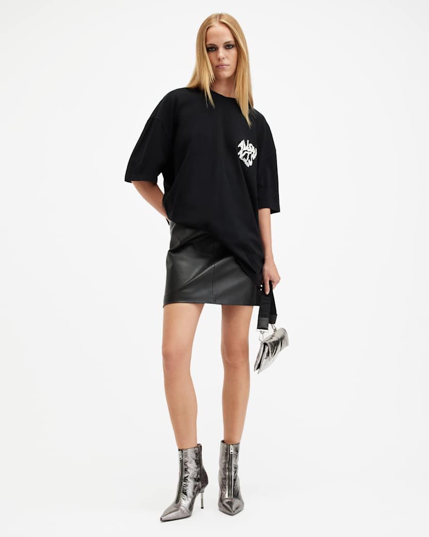 Orlando Logo Print Oversized T-Shirt