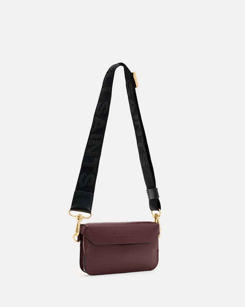 Zoe Adjustable Leather Crossbody Bag